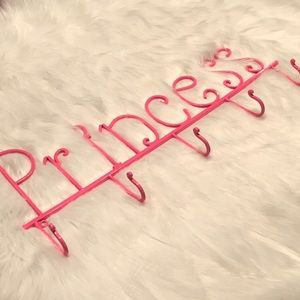 Pink Princess 5 Hook Hanger